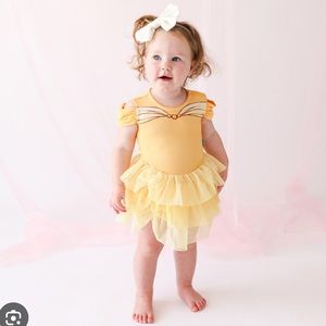 Posh Peanut Belle Tulle Bodysuit Twirl